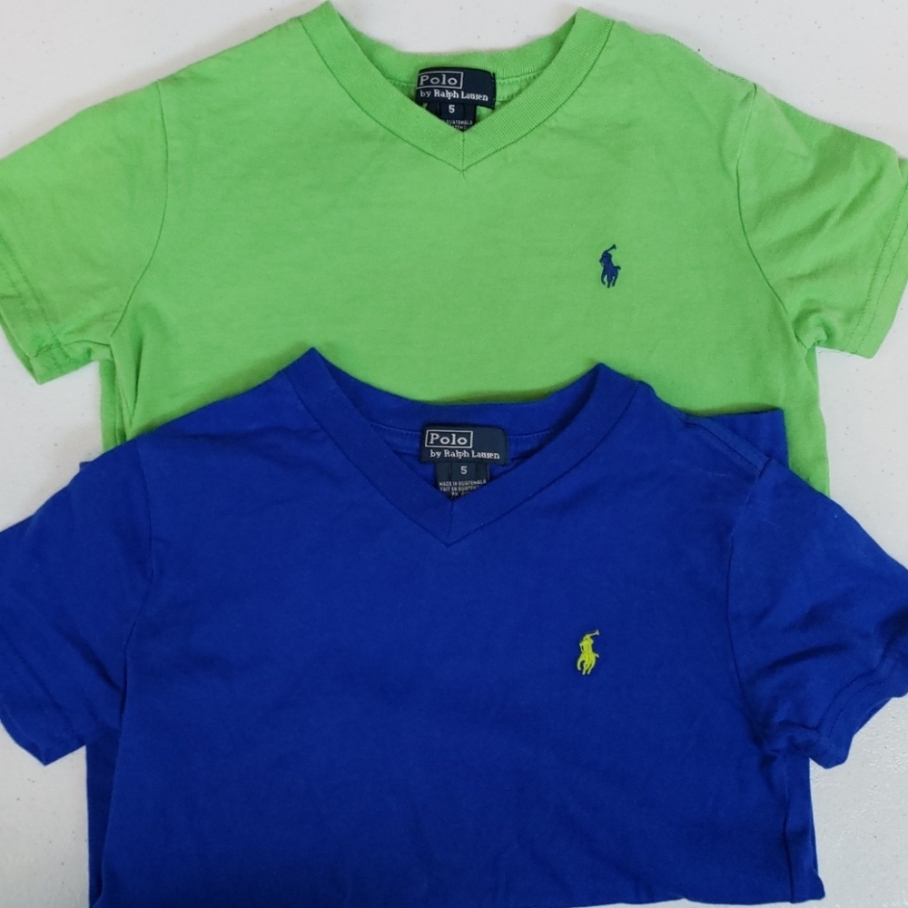 Boys Size 5 Polo Ralph Lauren 3 Shirt Bundle